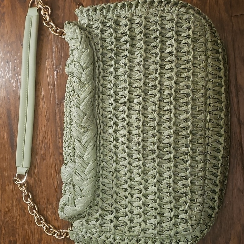 H&M Green Woven Handbag - Picture 2 of 3